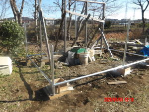 小屋作り2026年1月4日